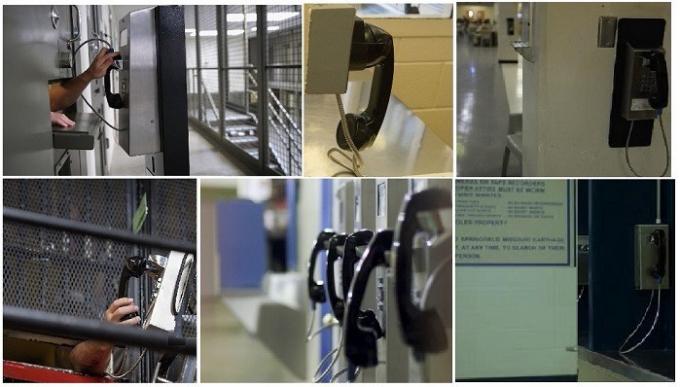 Inmate Prison Visitation Phone , Auto Dial Emergency Telephone Easy To Install
