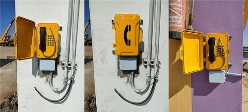Latest company news about JR101-FK Weatherproof Telephone Sets Are Installed At Esna Barrage in Luxor Governor