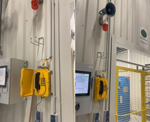 Latest company news about JR101-FK-HB Weatherproof Telephone Installed in German Factory