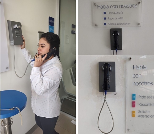 Latest company news about JR201-FK Vandal Resistant Telephone Installed in Local Bank Of Mexico