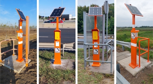 Latest company news about 4G Solar-Powered Emergency Pillar Telephone: Enhancing Safety on Hungary’s M7 Highway