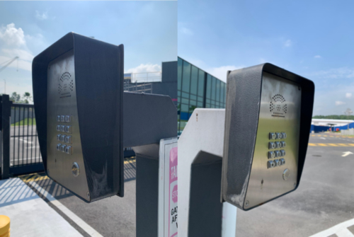 Latest company blogs about JR305-FK Emergency Intercom Successfully Installed in Malaysian Industrial Park Gate Access Points