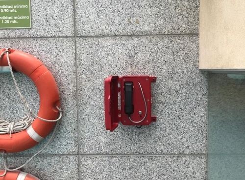 Latest company news about Our JR101-CB emergency phone was installed at the Hilton Hotel in Peru