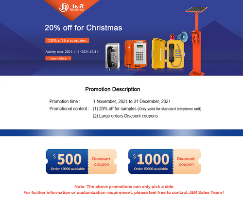 Latest company news about Christmas Discount Promotions！