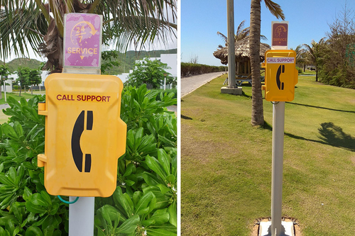 Latest company news about JR weatherproof telephone are installed in scenic spots in Thailand to provide emergency communication for tourists and staff