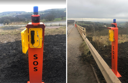 Latest company news about J&R emergency telephone pillar are installed beside motorways in Britain