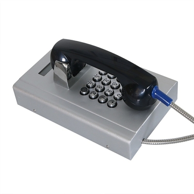 GSM Armored Vandal Resistant Telephone Cold Rolled Steel Full Keyboard