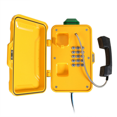 Aluminum Alloy IP67 Outdoor Weatherproof Telephones With Alarm Light