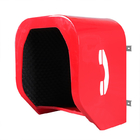Wall Mounted Colorfully Acoustic Phone Booth , Noise Reduction Telephone