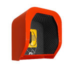 Vandal Proof Acoustic Phone Hood / Soundproof Phone Booth For Noisy Industry