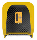 Vandal Proof Acoustic Phone Hood / Soundproof Phone Booth For Noisy Industry