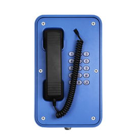 Anti Vandal SOS Industrial VoIP Phone Waterproof With Rugged Aluminum Enclosure