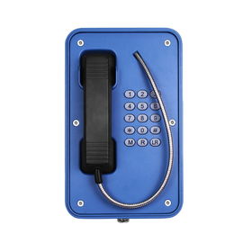 Anti Vandal SOS Industrial VoIP Phone Waterproof With Rugged Aluminum Enclosure