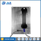 Durable Stainless Steel Corded Wall Phone With Broadcasting Loud Speaker