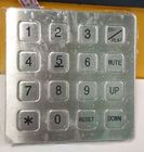 Vandal Resistant Phone Keyboard , Stainless Steel Keypad With 16 Keys
