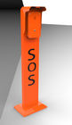 Anti Vandal Hands Free SOS Emergency Phone Post For Parking Lots / Public Square