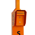 Pole Mounting Vandal Resistant Highway Call Box With Solar Panel Powered