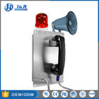 Durable Stainless Steel Corded Wall Phone With Broadcasting Loud Speaker