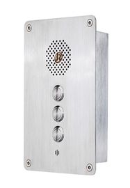 Anti Rust Elevator Emergency Phone Built In Ringer, Flush mounted Lift Help Point