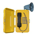Wall / Pillar Mounting Industrial SIP Phone With Flashing Lamp And Horn