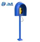 Column Mouting Acoustic Phone Booth Impact Resistant Acoustic Telephone Hood Pillar