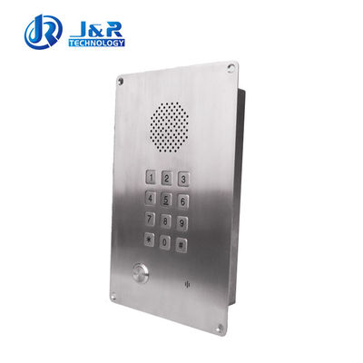 Good price Flush mounted steel telephone with fully keypad for elevator , clean room online