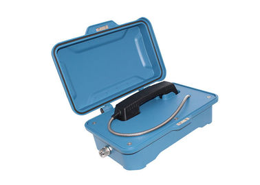 Blue Color Outdoor Weatherproof Telephones 80 - 95db Ringing Volume For Railway