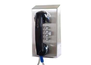 Anti Rust Vandal Resistant Phone With Rugged Handset And Armored Cord