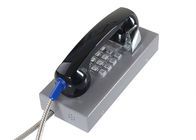 Weatherproof Inmate Jail Telephone Robust Housing Durable Keypad With Grey Color
