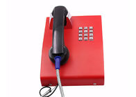 Full Keypad Courtesy Prison Telephone , Waterproof Outdoor Wall Mounted Telephones