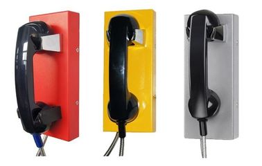 Hotline Emergency Vandal Resistant Telephone , Wall Mounted Telephones For Public