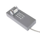 Gray Color Waterproof Emergency Phone With ABS Material Handset 240 * 100 * 106 Mm