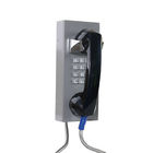 Gray Color Waterproof Emergency Phone With ABS Material Handset 240 * 100 * 106 Mm