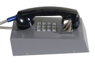 Cold Rolled Steel Prison Visitation Phone , Jail Telephone ABS Material With Armored Cord