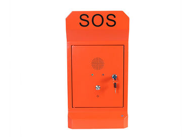 Highway Roadside Emergency Phone Call Box Cold Rolled Steel Vandal Resistant