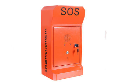 Highway Roadside Emergency Phone Call Box Cold Rolled Steel Vandal Resistant