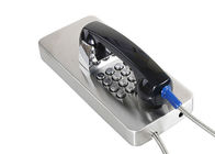Courtesy Emergency Security Prison Telephone Stainless Steel Full Keypad For Airport