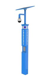 SOS Solar Power Emergency Phone LED Blue Light For Malls / Campuses / Open Areas