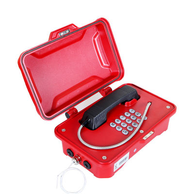 Rubber Keypad SIP2.0 Weatherproof Tunnel Telephones IP67