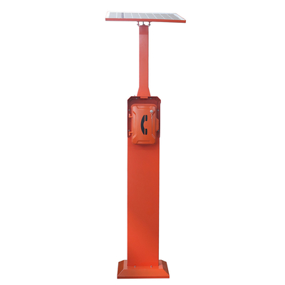 Pillar Mounted Solar Powered Emergency Phone For Highway