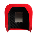 Wall Mounted Waterproof Red Soundproof Telephone Booth