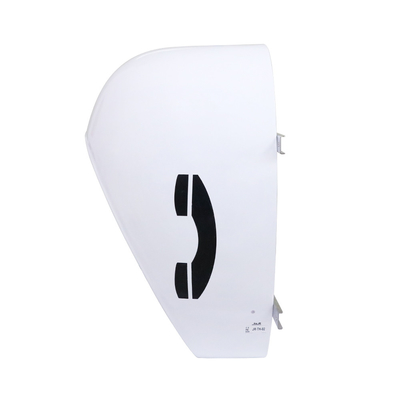 Fiberglass Reinforced Polyester Telephone Hoods Acoustic Anti Vandal For Noisy Environment