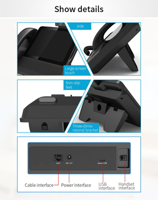 IP Network Intercom System, Touch Screen Multimedia Intelligent Video Telephone