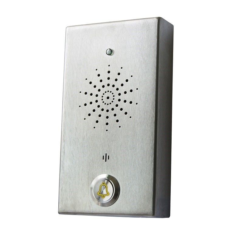 Rugged Steel SIP Call Box For Elevator , Hands Free Emergency VoIP Call Box