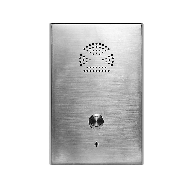 Rugged Stainless Steel SIP Elevator Emergency Phone For Wall Mounting