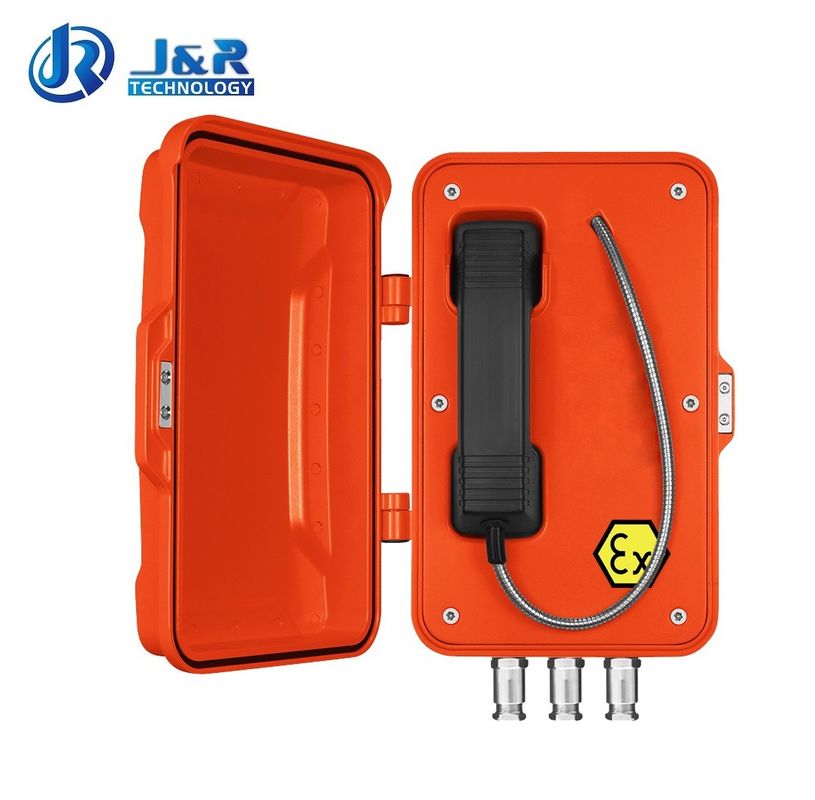 Anti Corrosion Auto Dial Heavy Duty Telephone Box With Power Over Ethernet Powered