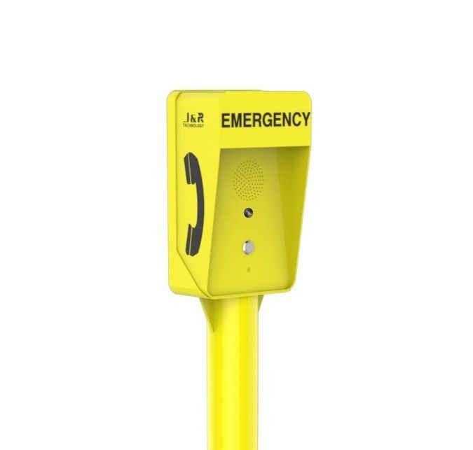 Impact Resistant SOS SIP Call Box Roadside VoIP Emergency Telephone with Camera