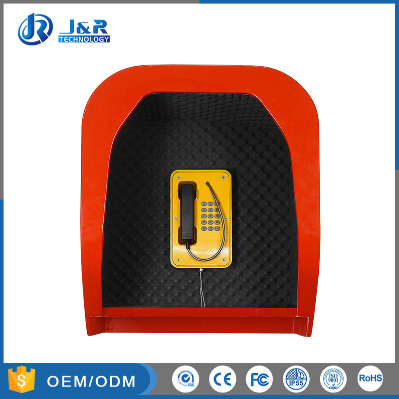 -25dB Public Phone Booth Industrial Telephone Booths With Custom Color