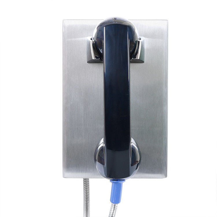 Wall Mounting Armored Cord IP65 SUS304 SIP Jail Telephone