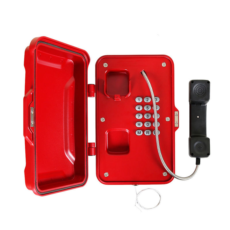 Rubber Keypad SIP2.0 Weatherproof Tunnel Telephones IP67